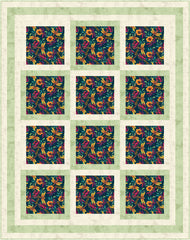 Floral Visitor 3-Yard Quilt Kit