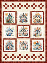Farm Feathers Panel Quilt Kit