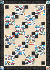 Vintage Drive 3-Yard Quilt Kit