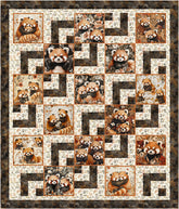 Pandaland Panel Quilt Kit