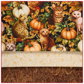 Cats & Pumpkins 3-Yard Quilt Kit