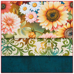 Damask Bouquet 3-Yard Quilt Kit