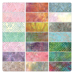 Bali Dot Craze 10" Precut Fabric Squares by Benartex