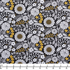 Black, White, & Bloom 3-Yard Quilt Kit