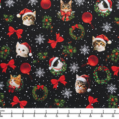 Merry Catmas 3-Yard Quilt Kit