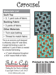 Carousel 3-Yard Quilt Pattern