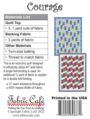 Courage 3-Yard Quilt Pattern