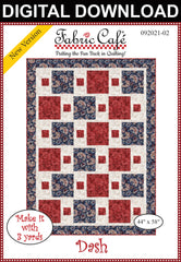 Dash 3-Yard Quilt Pattern