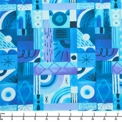 Blue Crumbs 3-Yard Quilt Kit