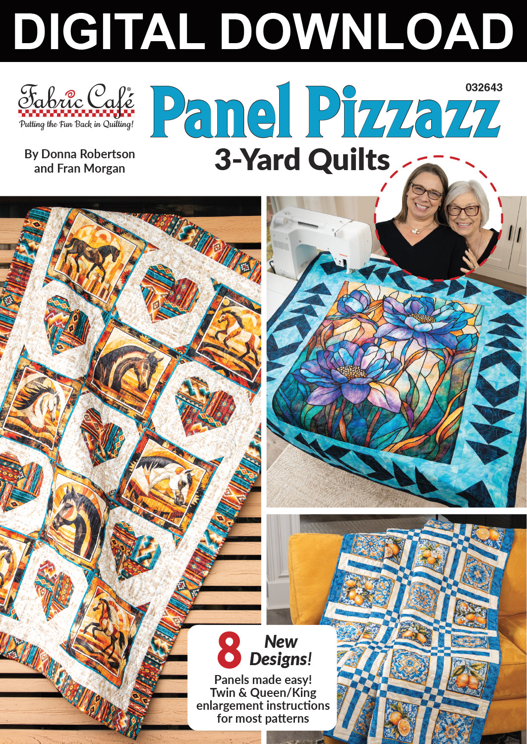 Panel Pizzazz 3-Yard Quilts – Fabric Café