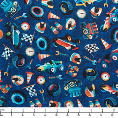 Turbo Tykes 3-Yard Quilt Kit