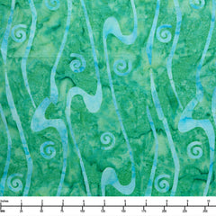 Riley Blake Batiks Bold in Bloom Limewash BT23515 722 - By The Yard