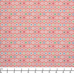 Riley Blake Bee Dots Valene Coral C14162 Coral - By The Yard