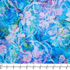 Robert Kaufman Wild Vista Hydrangea SRKD 22123 470 - By The Yard