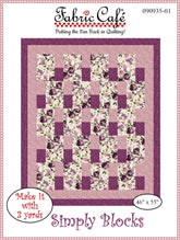 Simply Blocks 3-Yard Quilt Pattern