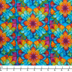 Floral Fusion 3-Yard Quilt Kit