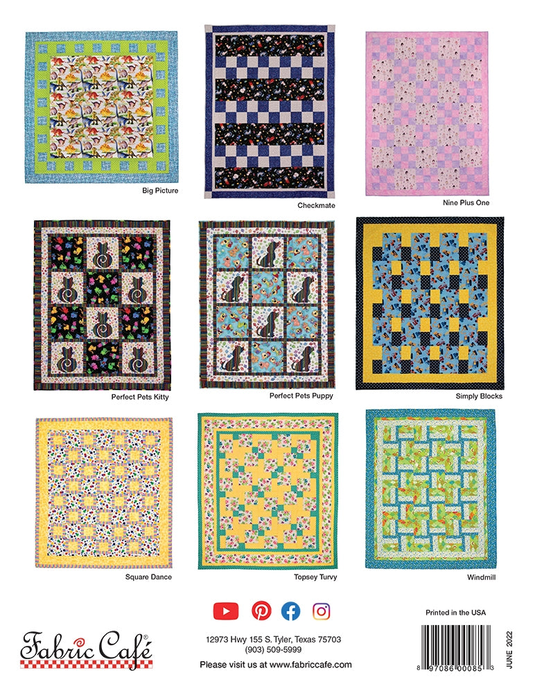 3-Yard Quilts for Kids Book - 2nd Edition