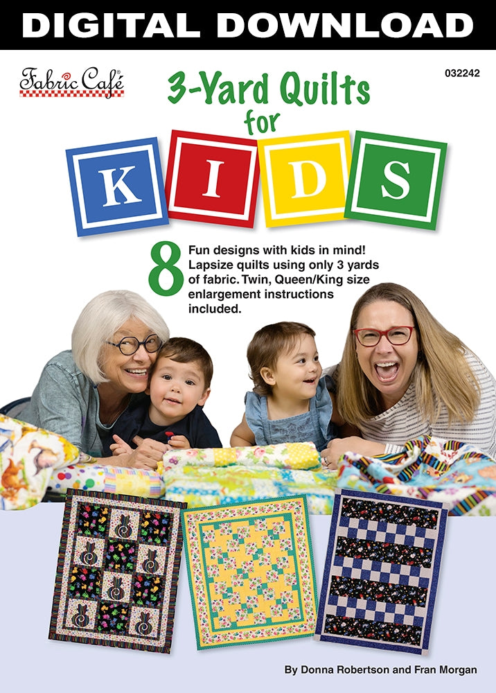 3-Yard Quilts for Kids Book - 2nd Edition