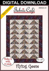 Flying Geese 3 Yard Quilt Pattern