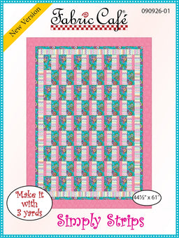 Simply Strips 3 Yard Quilt Pattern