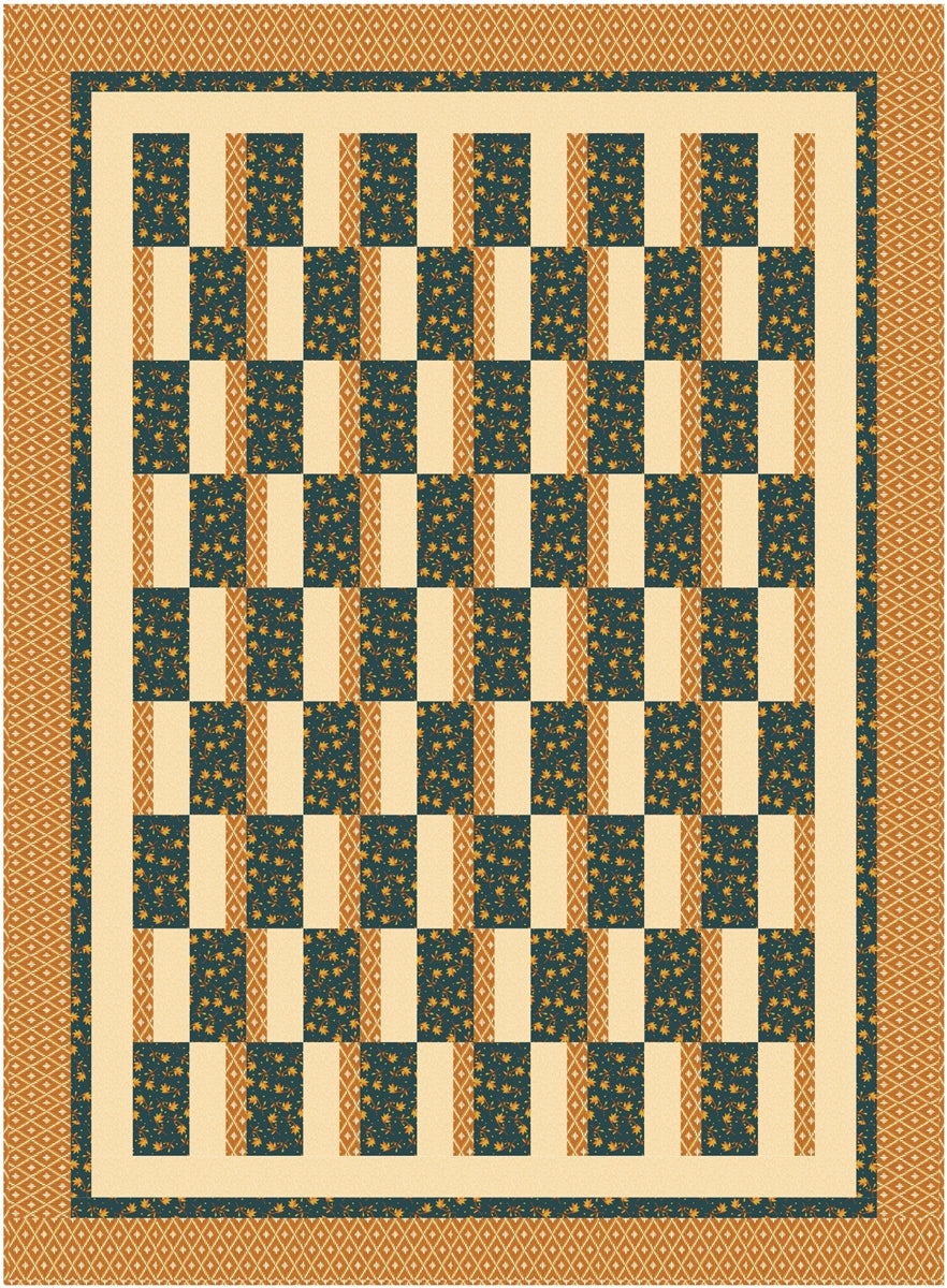 Simply Strips 3 Yard Quilt Pattern