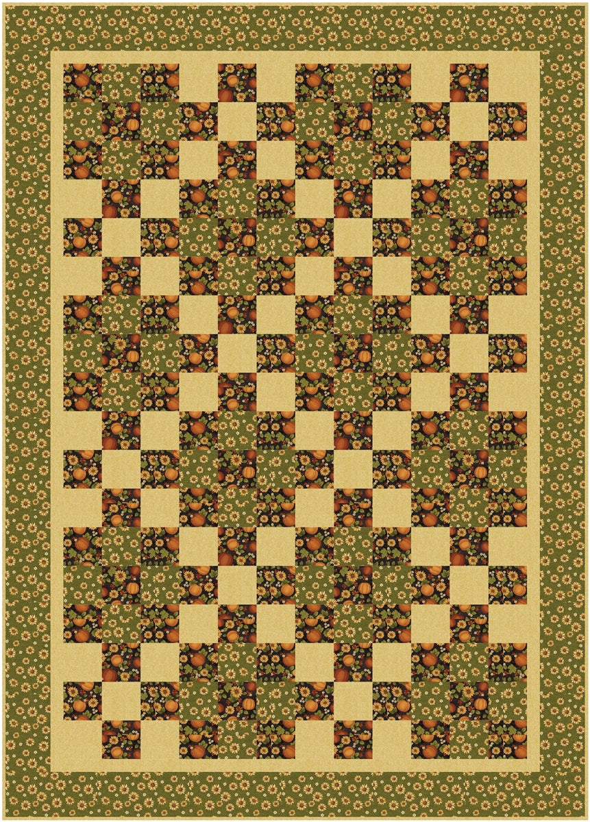 Nine Patch 3-Yard Quilt Pattern