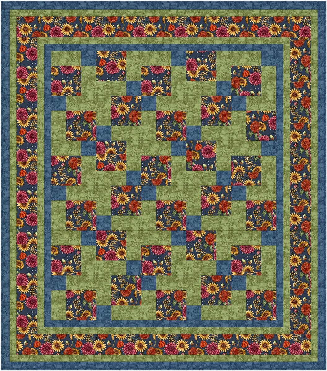 Topsy Turvey 3-Yard Quilt Pattern