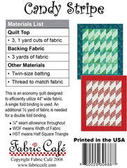 Candy Stripe 3-Yard Quilt Pattern