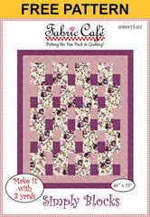 Simply Blocks Free 3-Yard Quilt Pattern