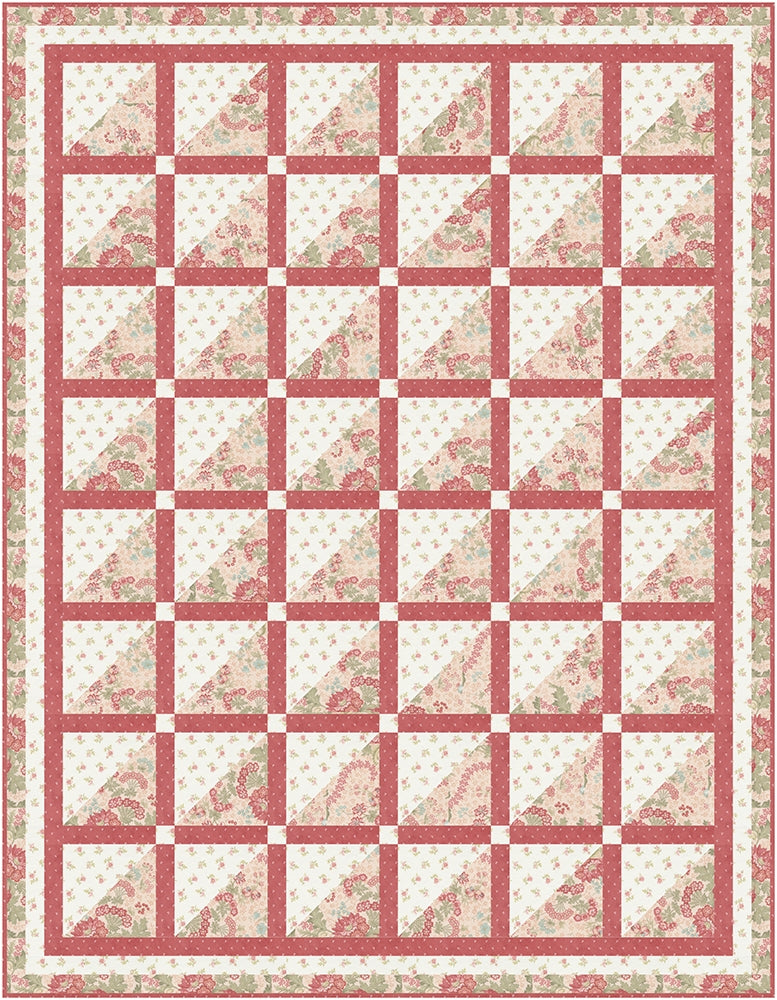 Triangles & Squares 3-Yard Quilt Pattern