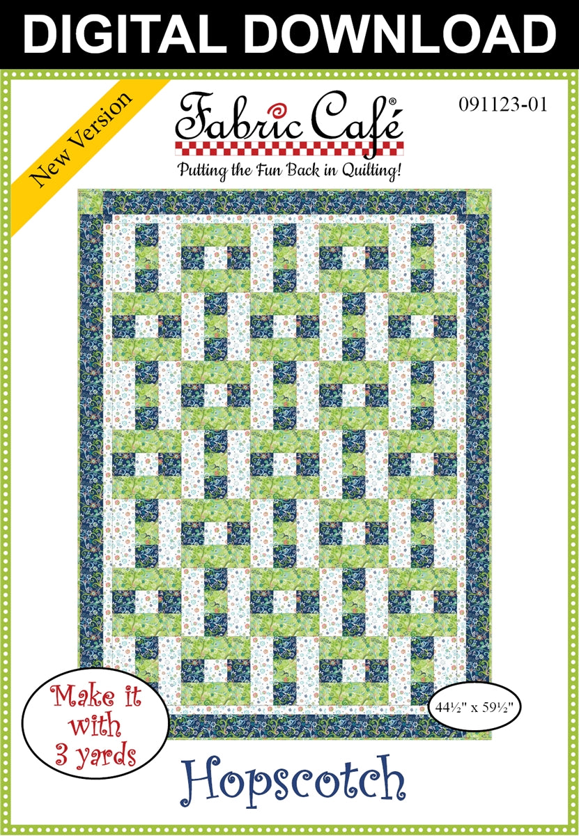 Hopscotch 3-Yard Quilt Pattern