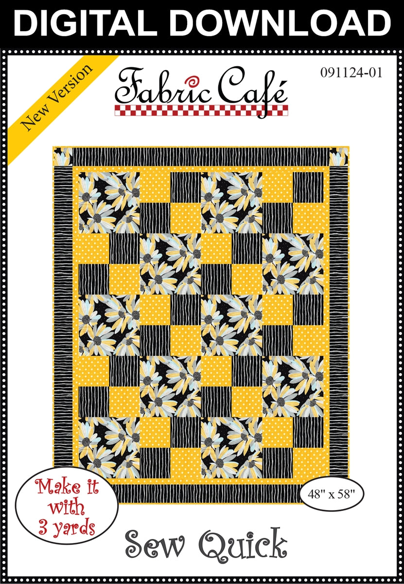 Sew Quick 3-Yard Quilt Pattern