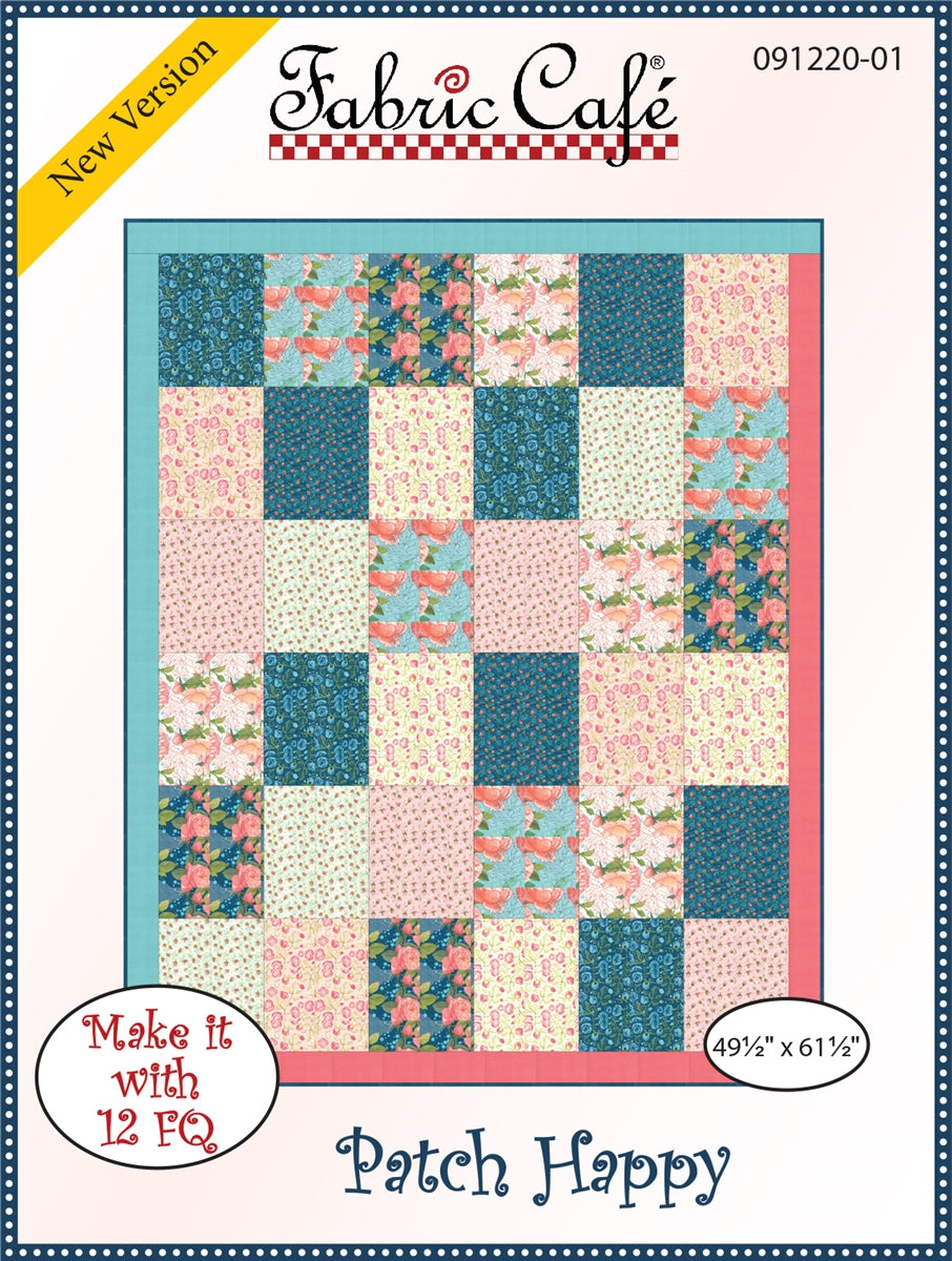 Patch Happy Fat Quarter Quilt Pattern