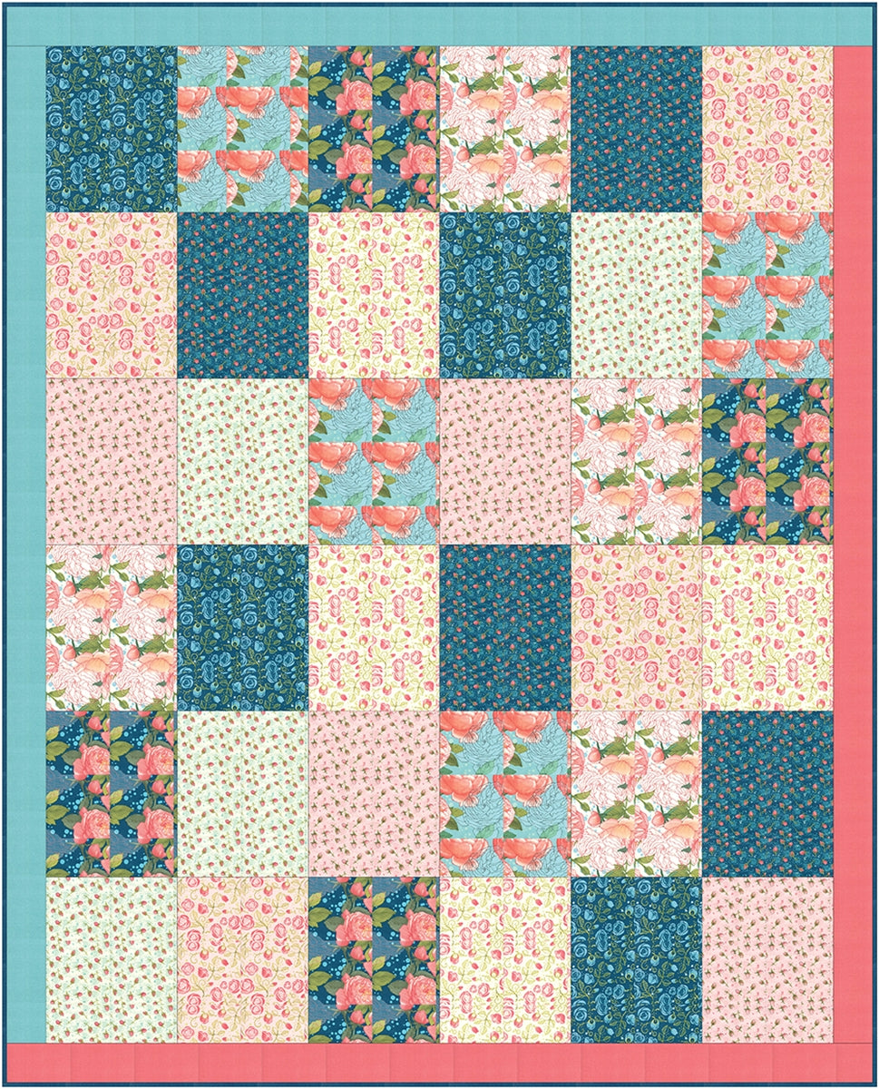 Patch Happy Fat Quarter Quilt Pattern