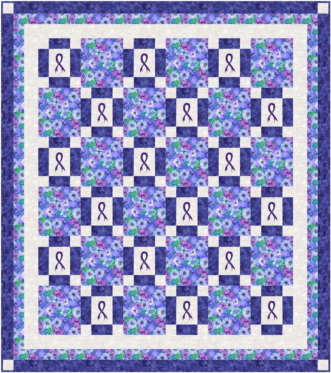 Awareness - Free 3-Yard Quilt Pattern
