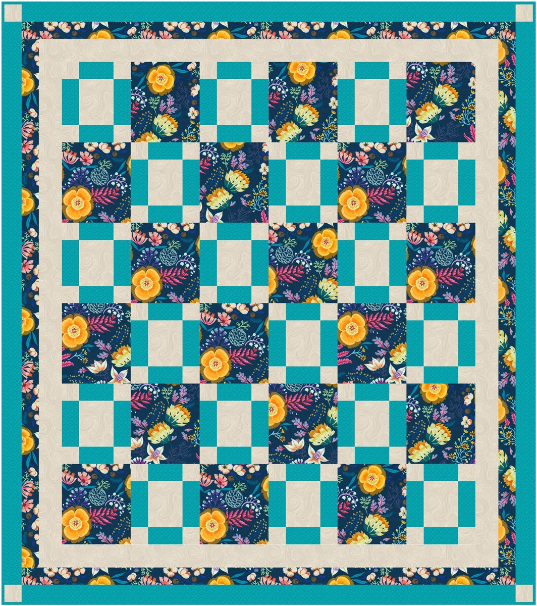 Awareness - Free 3-Yard Quilt Pattern