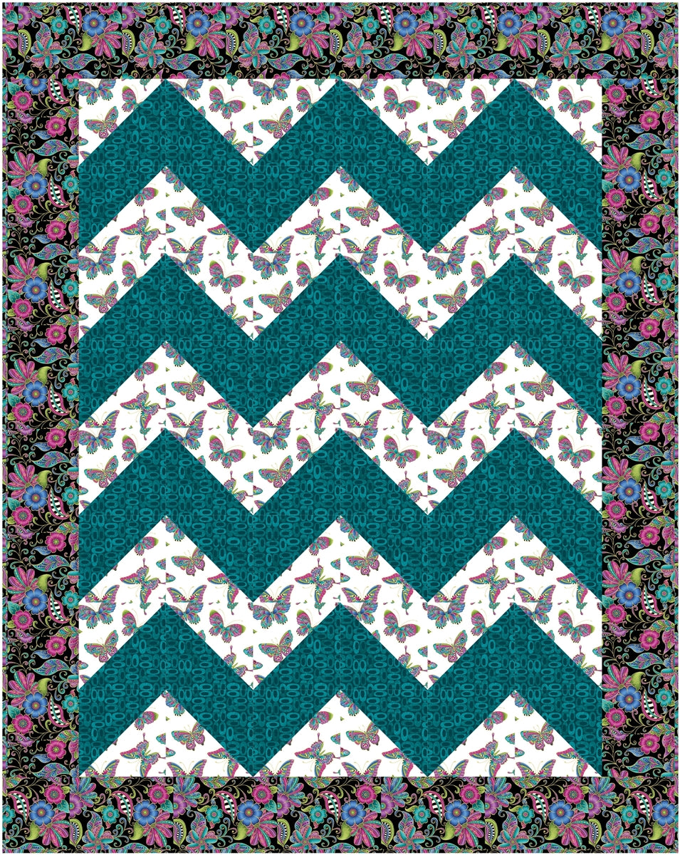 Chevron 3-Yard Quilt Pattern