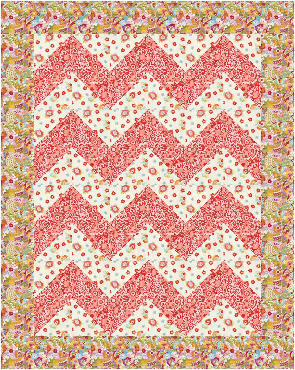 Chevron 3-Yard Quilt Pattern