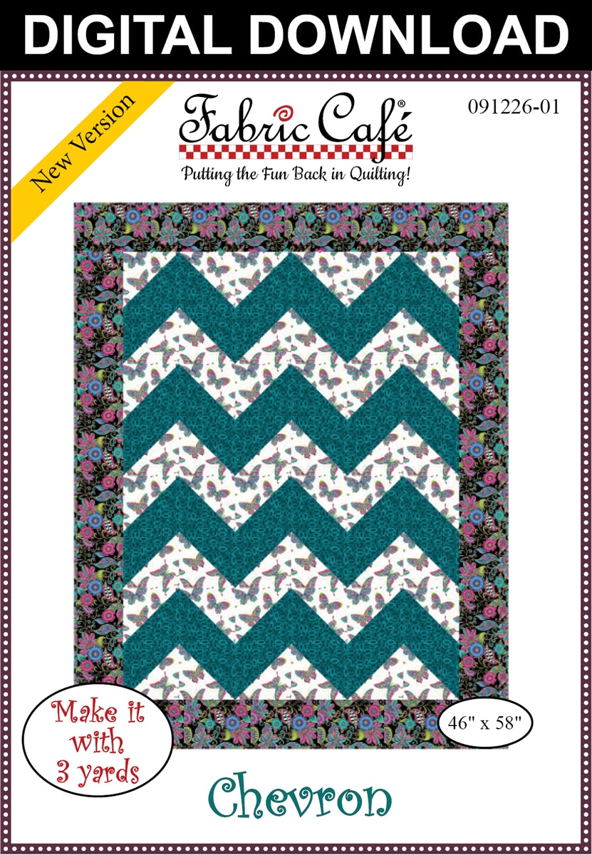 Chevron 3-Yard Quilt Pattern