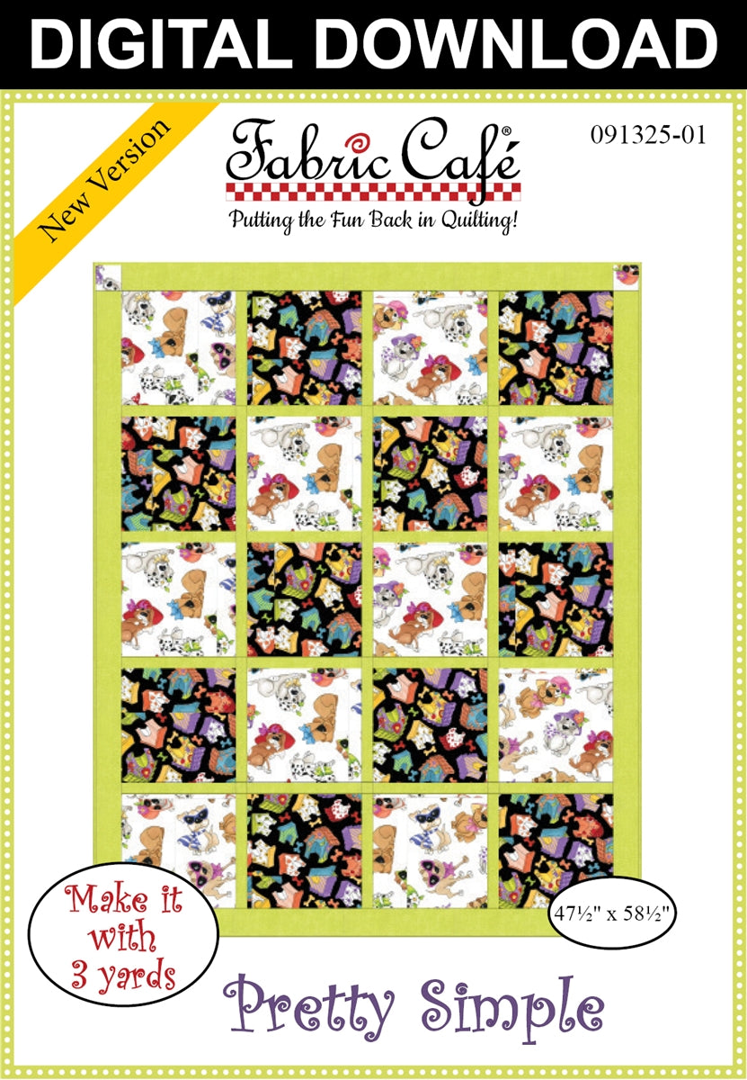 Pretty Simple 3-Yard Quilt Pattern