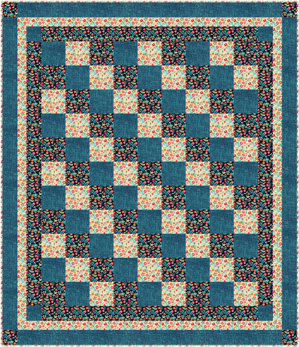Four Square 3-Yard Quilt Pattern