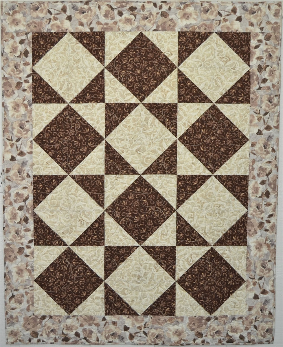 Tumbling Triangles 3-Yard Quilt Pattern