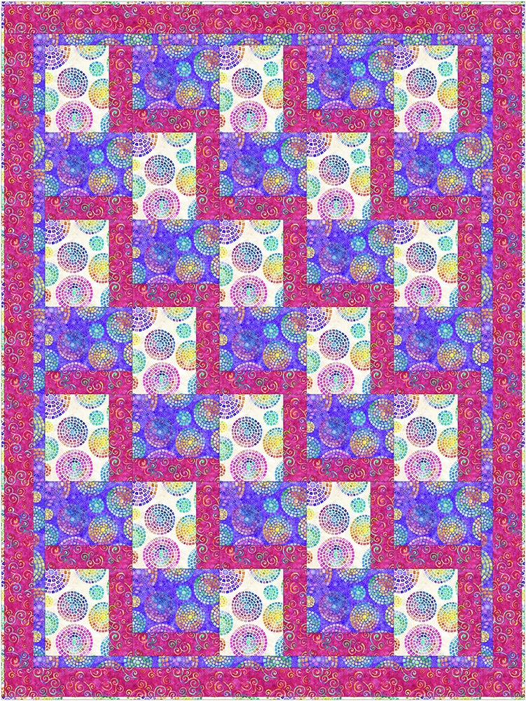 Stepping Up 3-Yard Quilt Pattern
