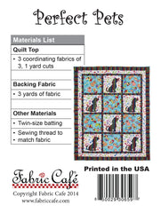 Perfect Pets 3 Yard Quilt Pattern