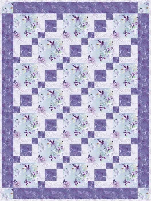 Stepping Stones 3-Yard Quilt Pattern