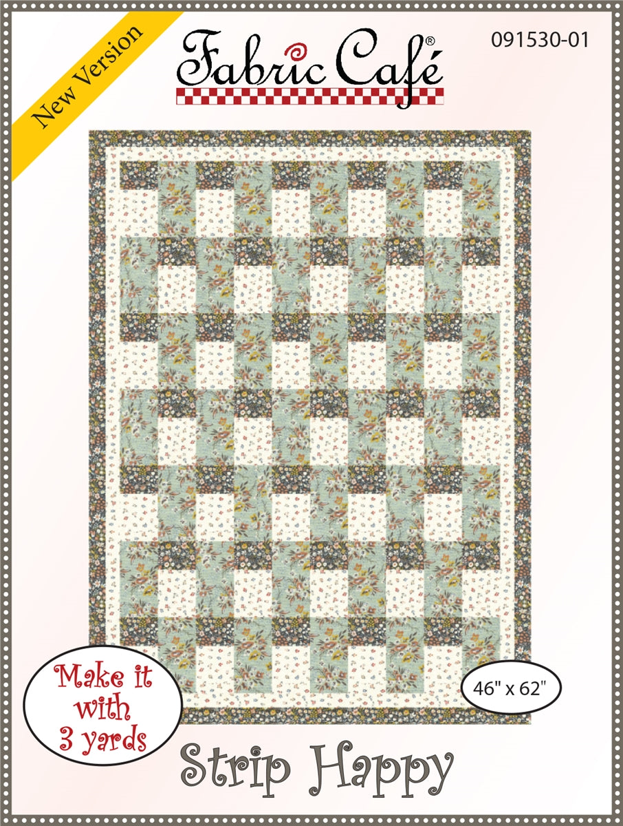 Strip Happy 3-Yard Quilt Pattern