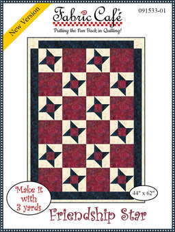 Friendship Star 3-Yard Quilt Pattern