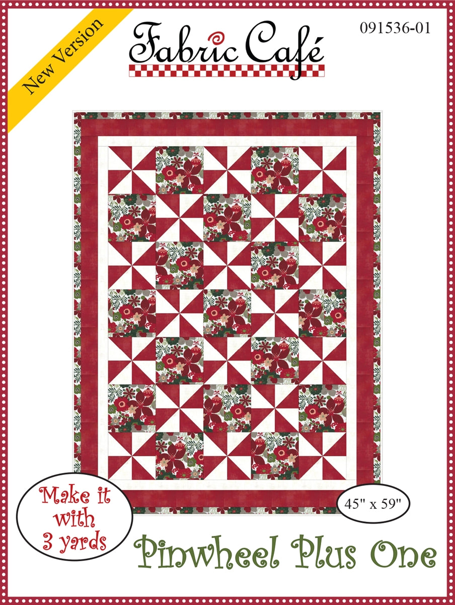 Pinwheel Plus One 3-Yard Quilt Pattern