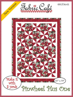 Pinwheel Plus One 3-Yard Quilt Pattern