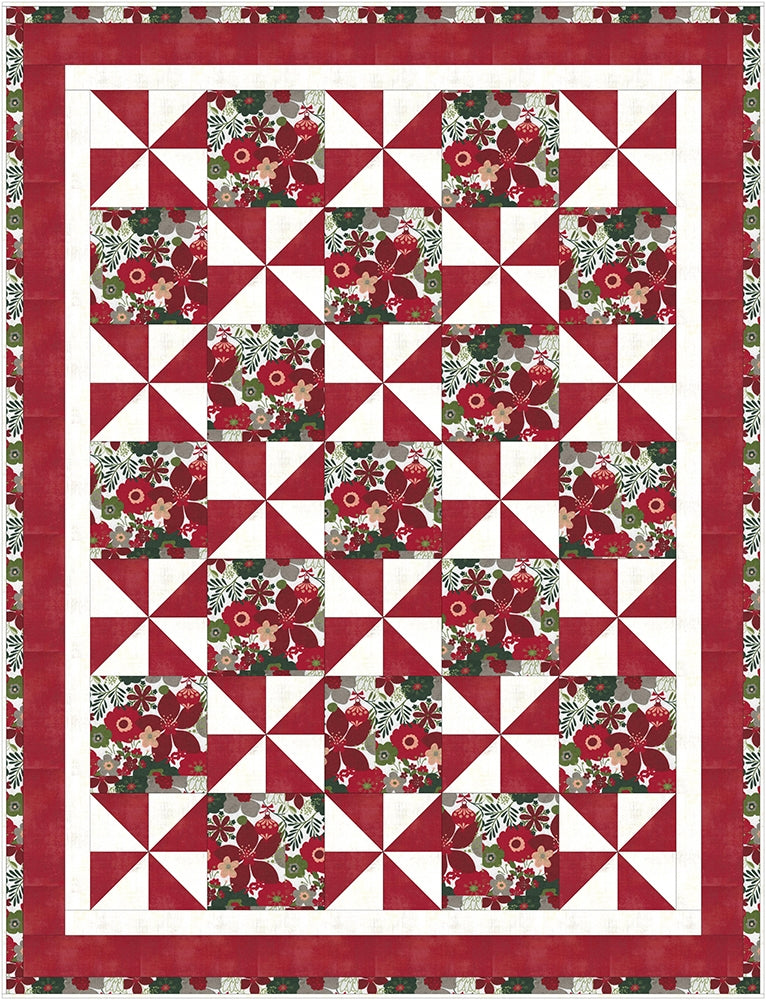 Pinwheel Plus One 3-Yard Quilt Pattern